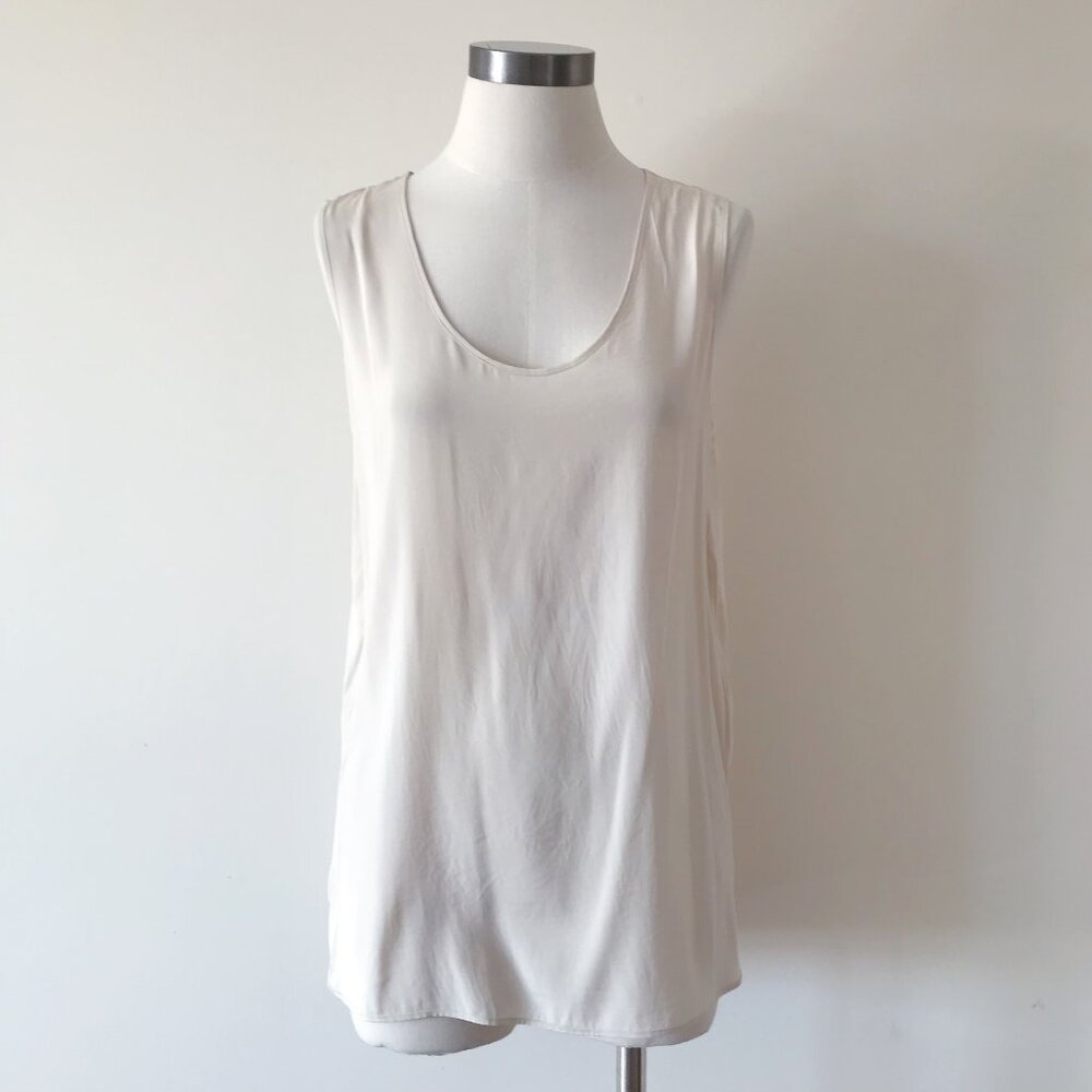 Amina Rubinacci silk tank top silk shirt silk blouse